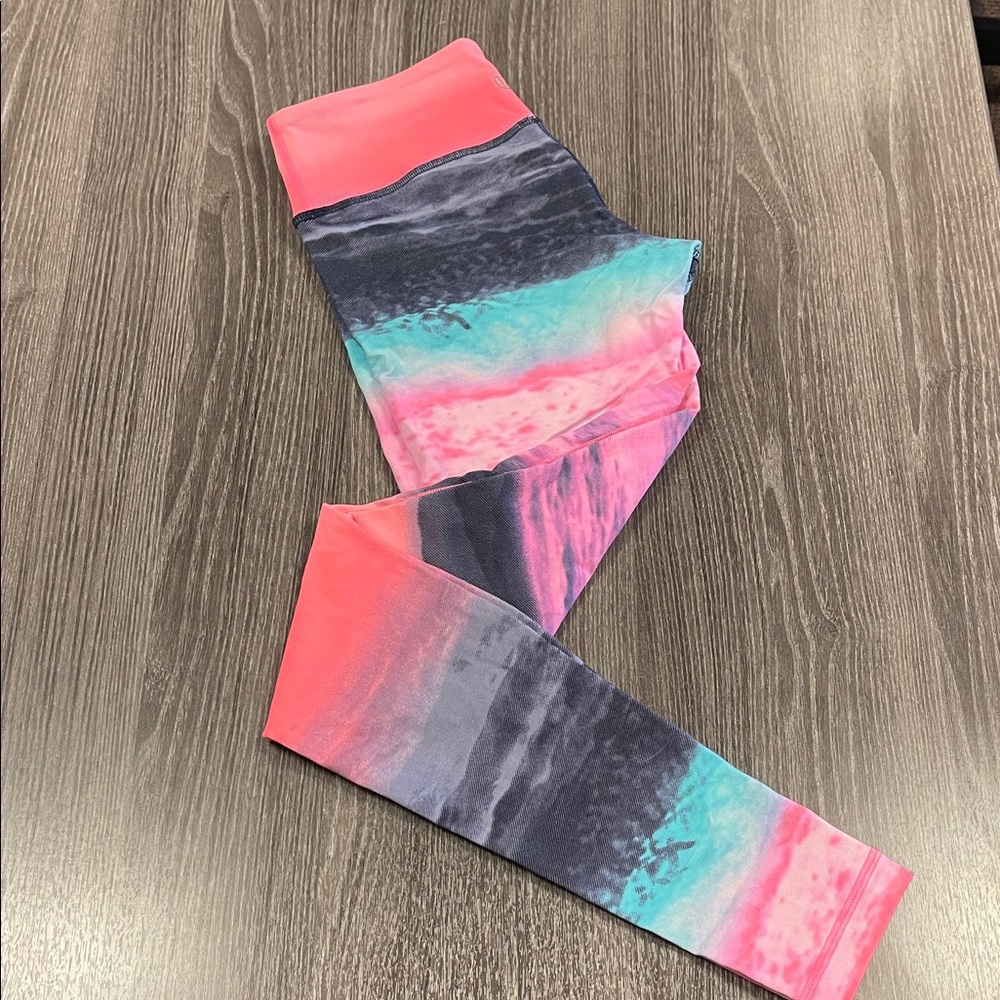 Rare Lululemon beach scape Wunder under leggings 4